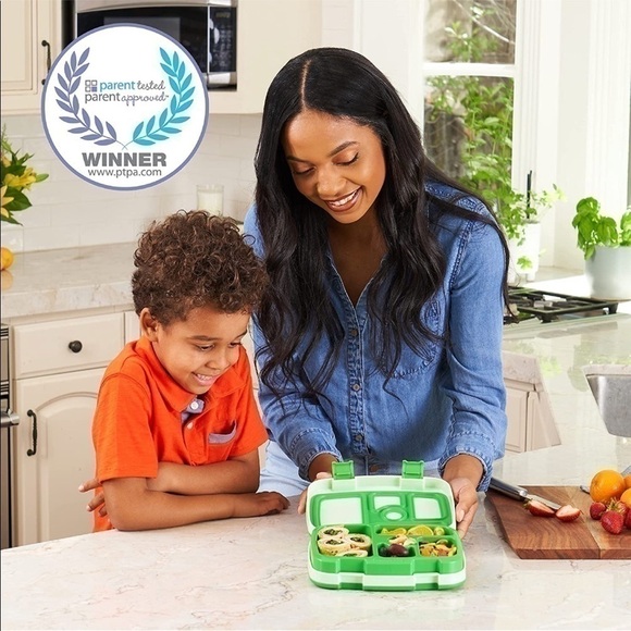 NWT Bentgo Kids Lunch Box Container Green - Picture 2 of 13